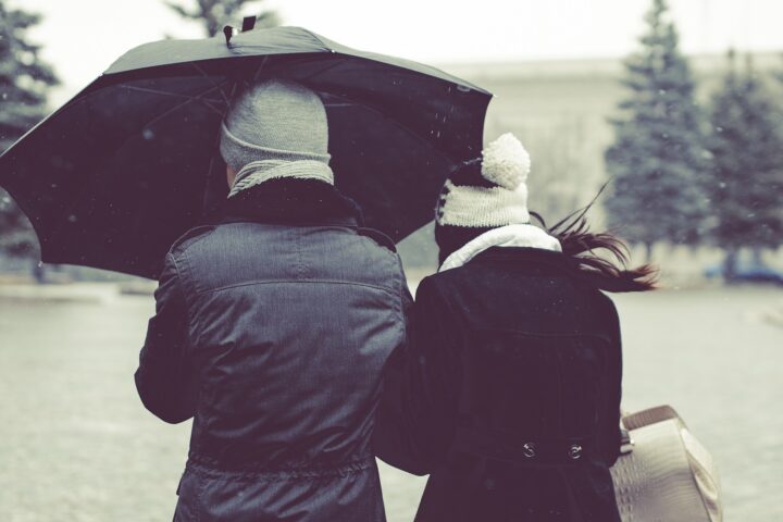 couple in cold weather