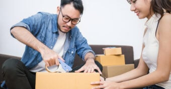 Picture of Copule relocating their small business