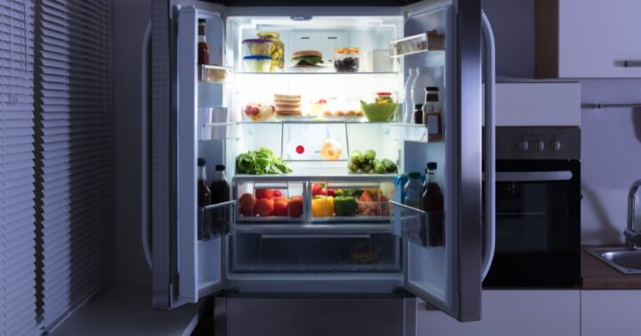 Photo of a refrigerator