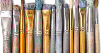 Photo of a paintbrush