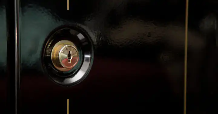 photo of a gun safe